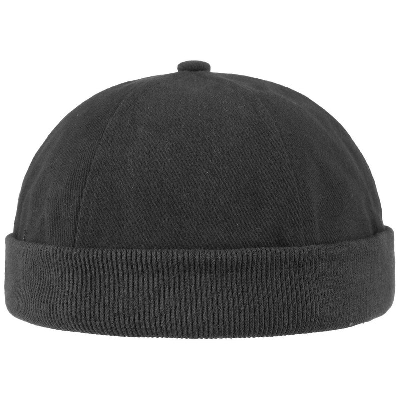 Lipodo Cotton Docker Cap Women/Men Black One Size - Image 1